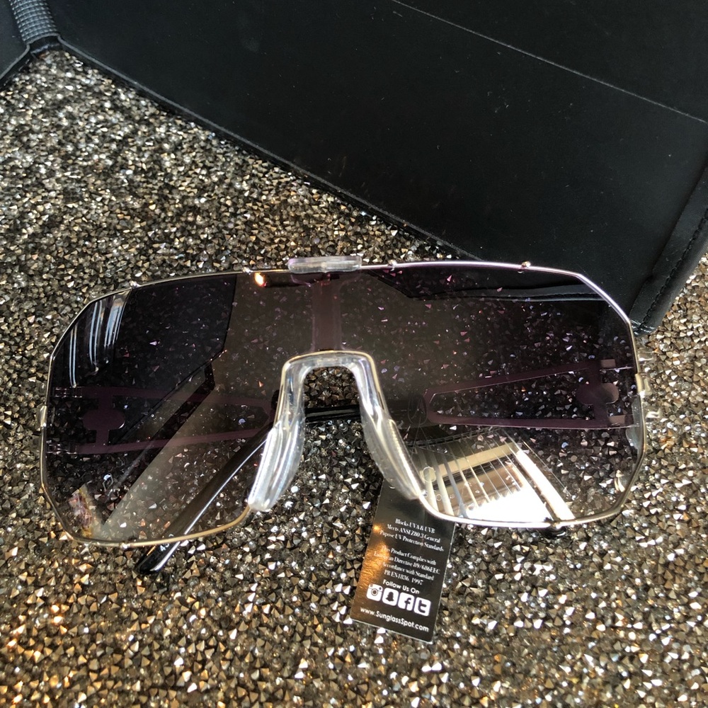 Large black sunglasses